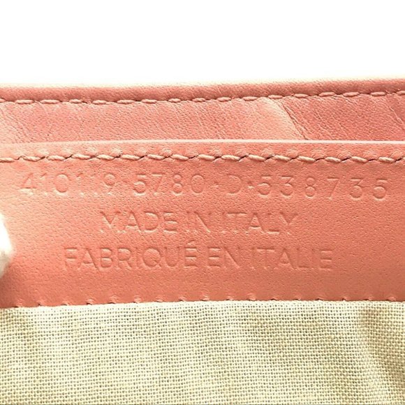 BALENCIAGA Classic Cluch Bag Natural x pink Canvas x Leather - Picture 3 of 11
